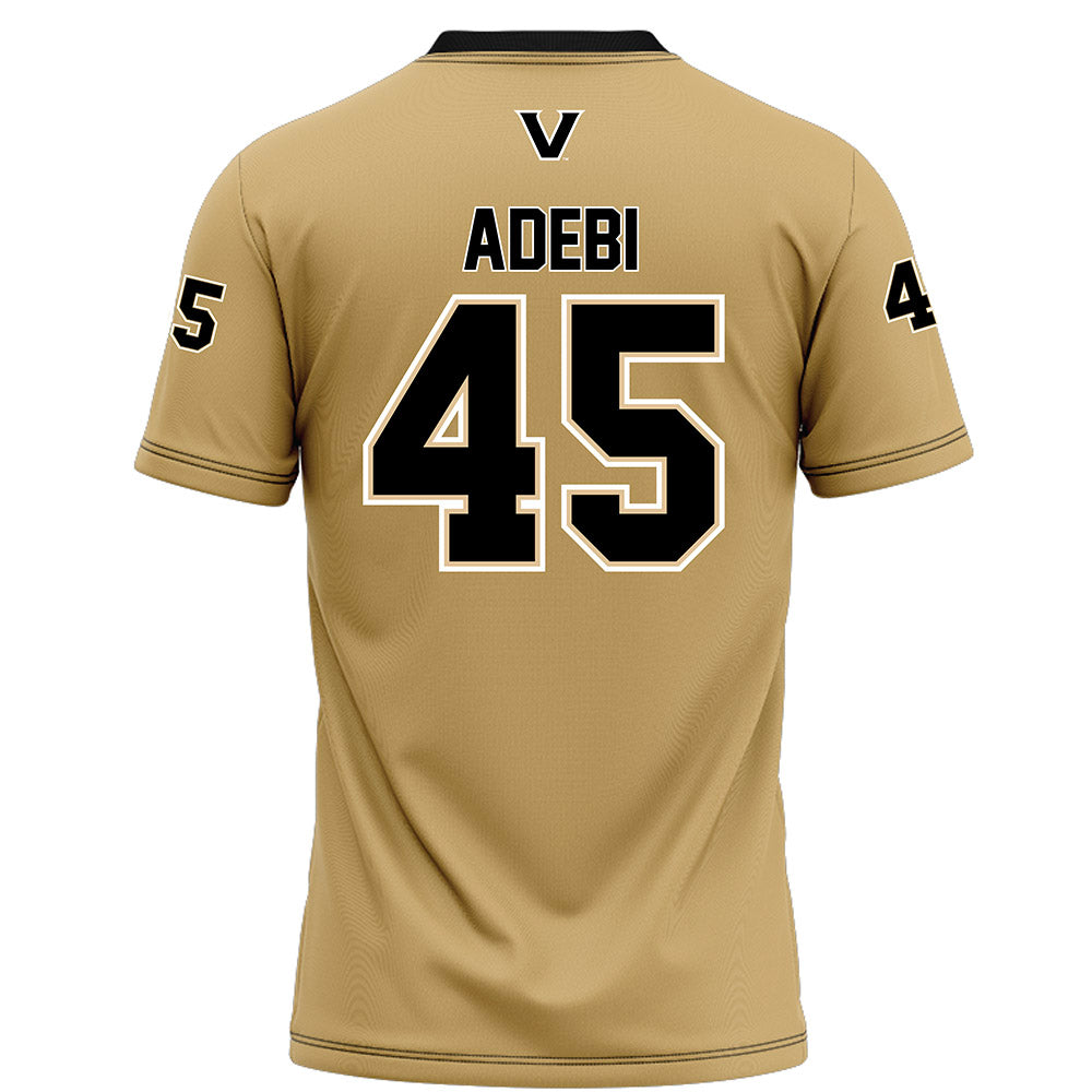 Vanderbilt - NCAA Football : Emmanuel Adebi - Football Jersey-1