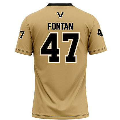 Vanderbilt - NCAA Football : Isaiah Fontan - Football Jersey