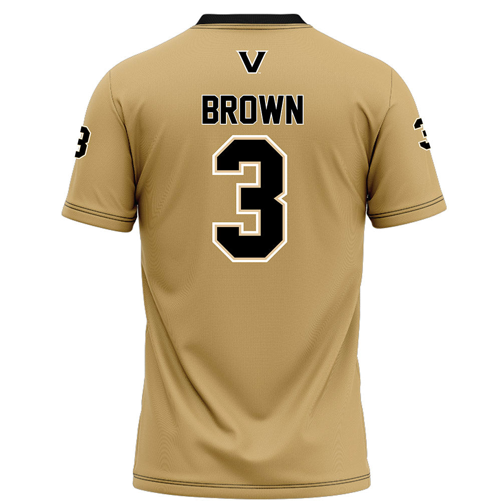 Vanderbilt - NCAA Football : Tristen Brown - Football Jersey-1