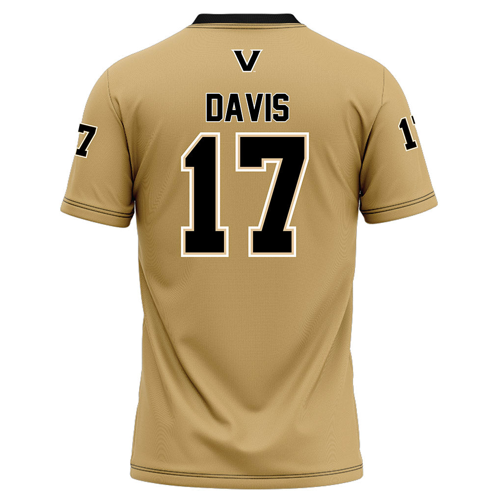 Vanderbilt - NCAA Football : Mark Davis - Football Jersey-1