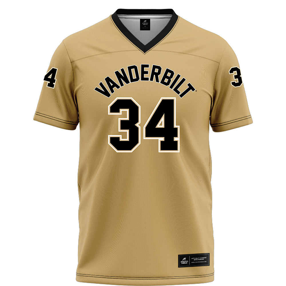Vanderbilt - NCAA Football : Austin Howard - Football Jersey-0