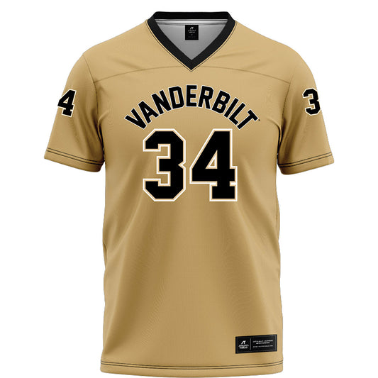 Vanderbilt - NCAA Football : Austin Howard - Football Jersey-0