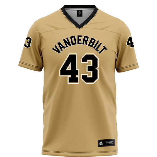Vanderbilt - NCAA Football : Will Conley - Football Jersey
