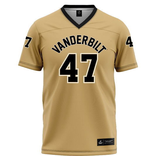 Vanderbilt - NCAA Football : Justin Dewers - Football Jersey-0