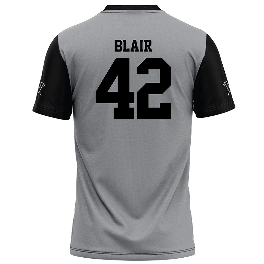 Vanderbilt - NCAA Football : Callahan Blair - Grey Football Jersey-1