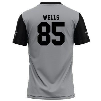 Vanderbilt - NCAA Football : Landon Wells - Grey Football Jersey