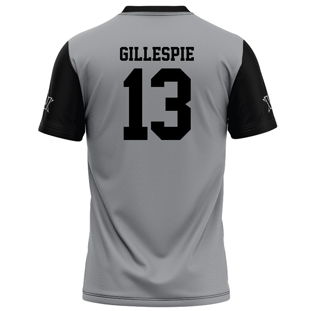 Vanderbilt - NCAA Football : Chase Gillespie - Grey Football Jersey