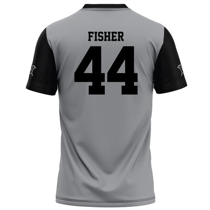 Vanderbilt - NCAA Football : Gabe Fisher - Grey Football Jersey-1