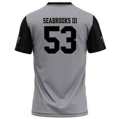 Vanderbilt - NCAA Football : Glenn Seabrooks III - Grey Football Jersey