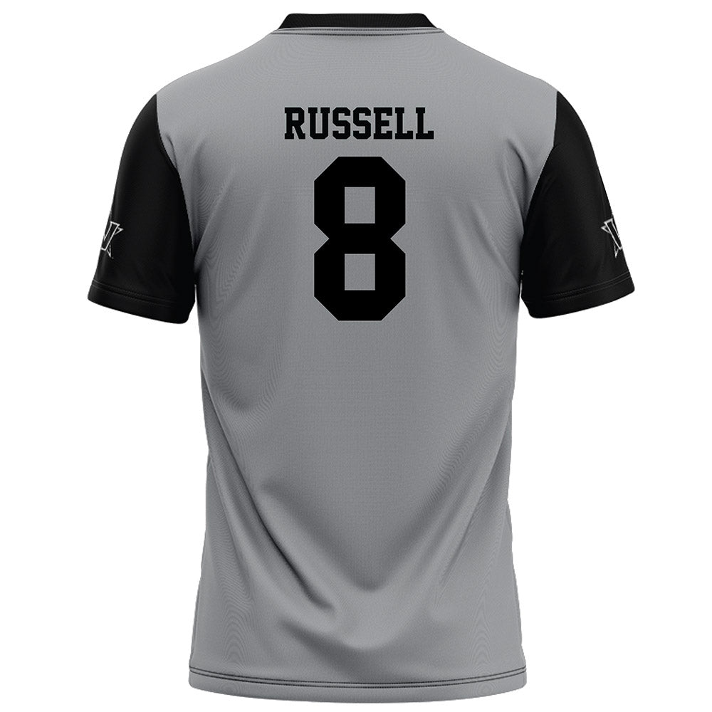 Vanderbilt - NCAA Football : Tyson Russell - Grey Football Jersey