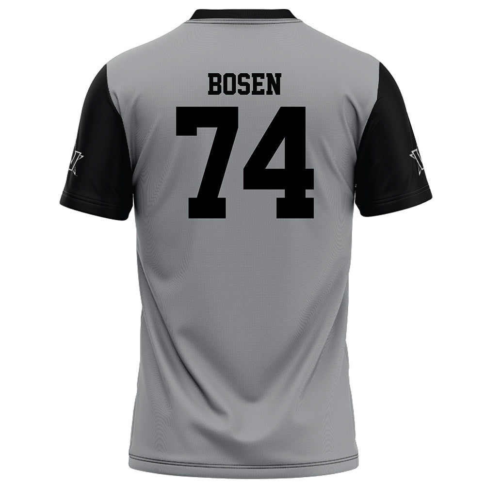 Vanderbilt - NCAA Football : Cameron Bosen - Grey Football Jersey