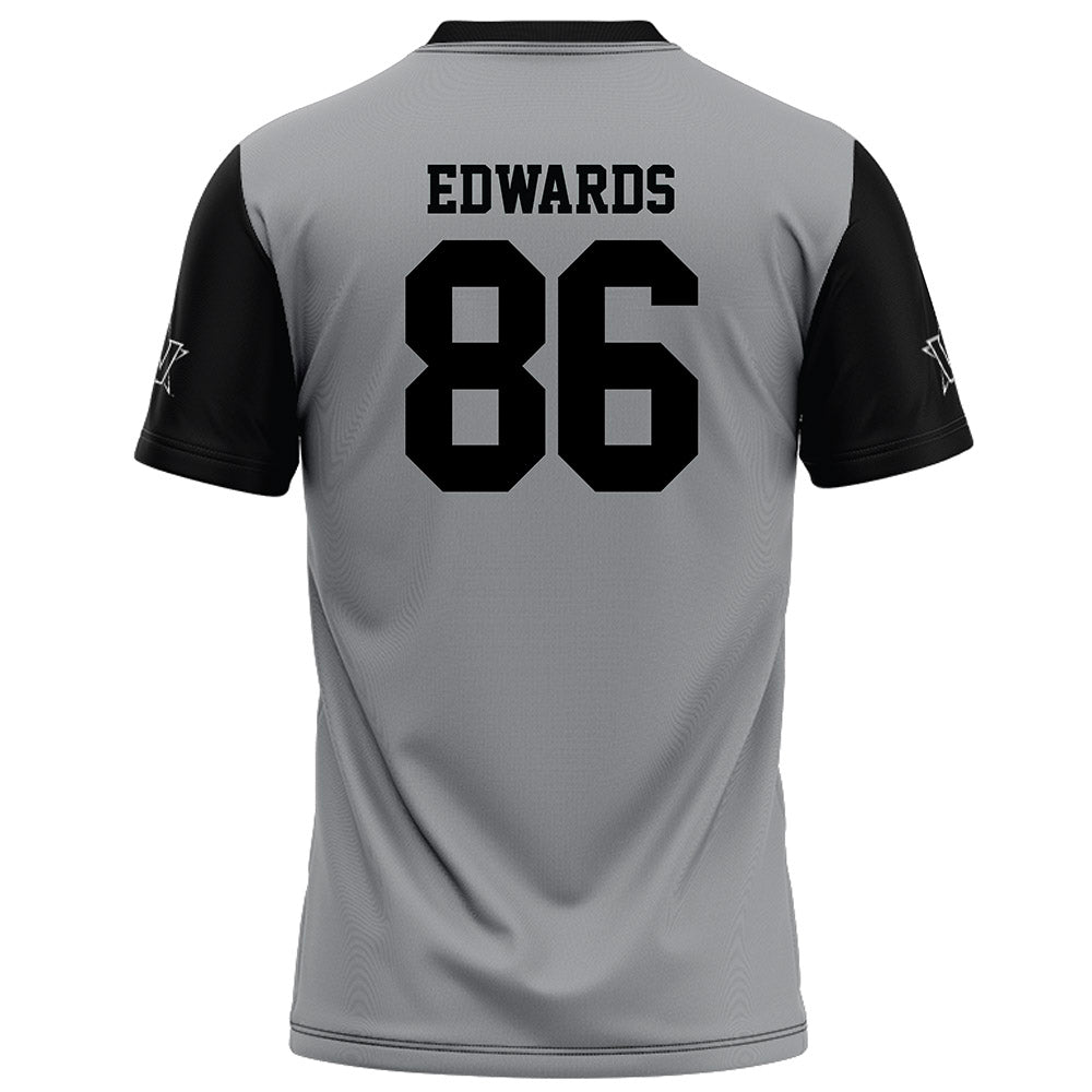 Vanderbilt - NCAA Football : Witt Edwards - Grey Football Jersey