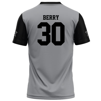 Vanderbilt - NCAA Football : Trudell Berry - Grey Football Jersey-1