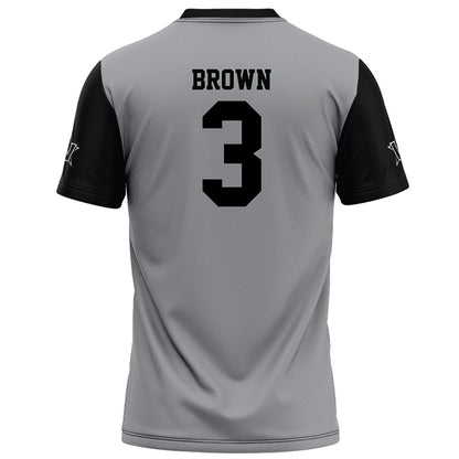 Vanderbilt - NCAA Football : Tristen Brown - Grey Football Jersey-1