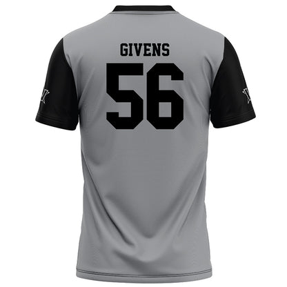 Vanderbilt - NCAA Football : Gunner Givens - Grey Football Jersey-1