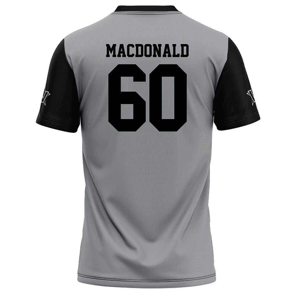 Vanderbilt - NCAA Football : Duncan MacDonald - Grey Football Jersey-1