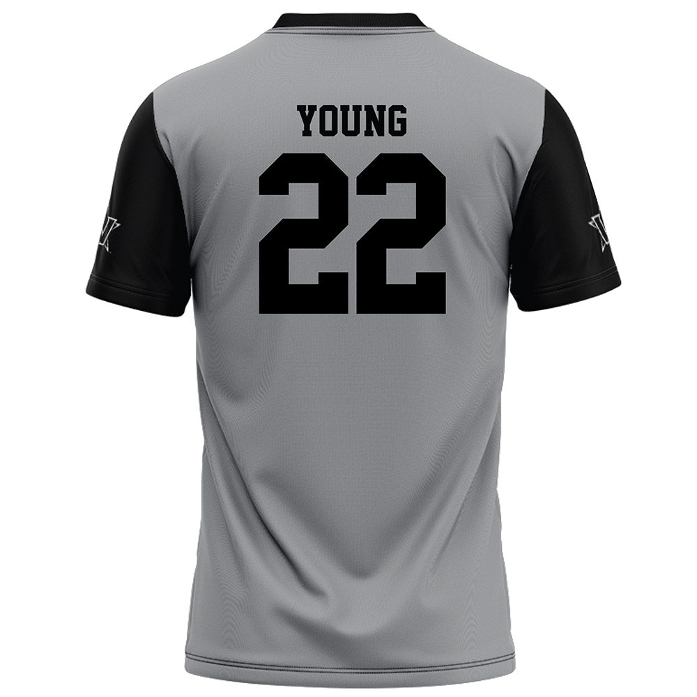 Vanderbilt - NCAA Football : Makhilyn Young - Grey Football Jersey-1