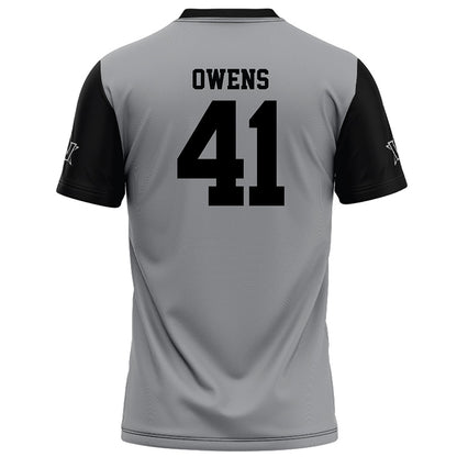 Vanderbilt - NCAA Football : Stone Owens - Grey Football Jersey-1