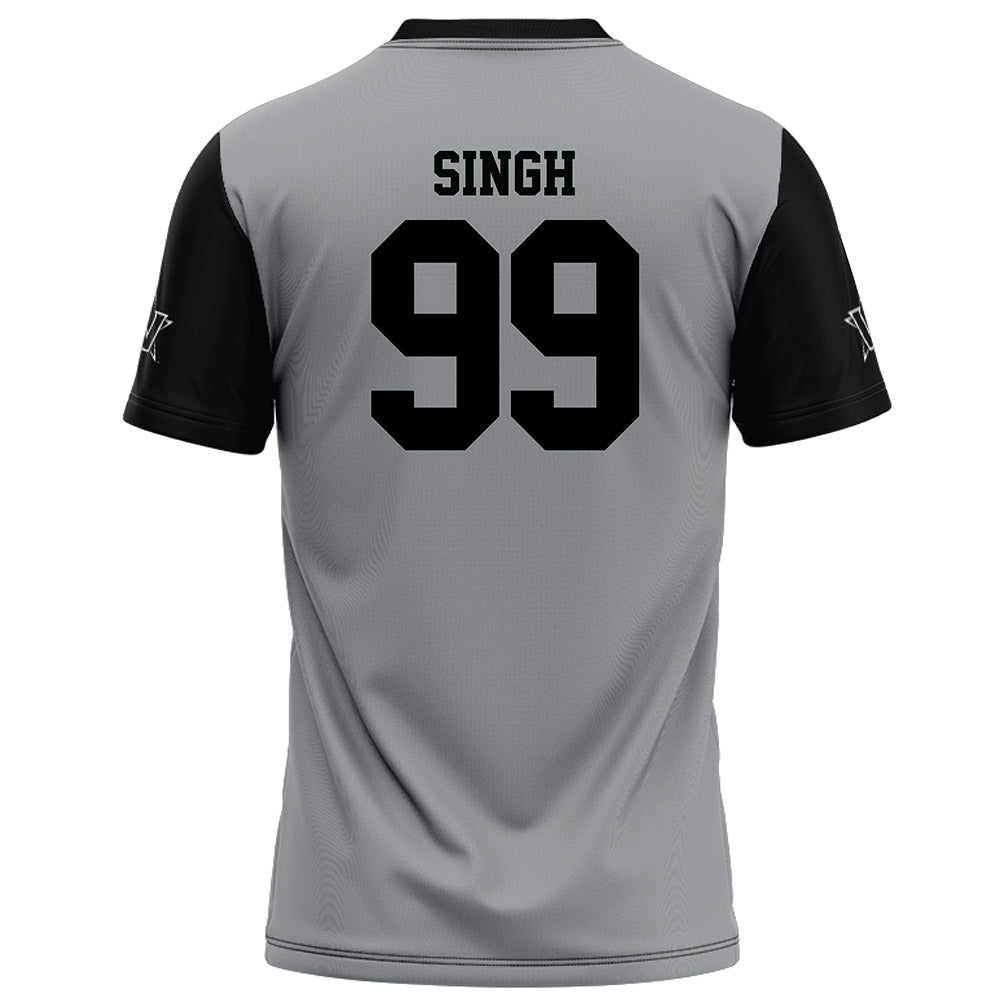 Vanderbilt - NCAA Football : Joshua Singh - Grey Football Jersey-1