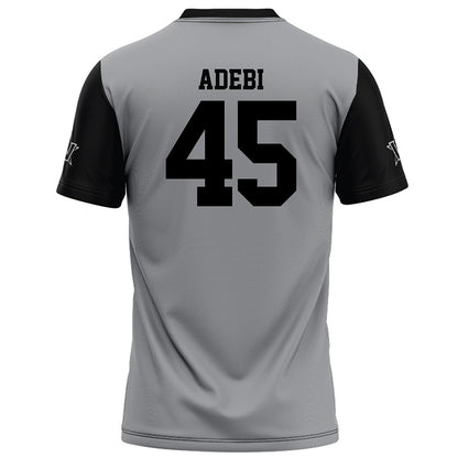 Vanderbilt - NCAA Football : Emmanuel Adebi - Grey Football Jersey-1