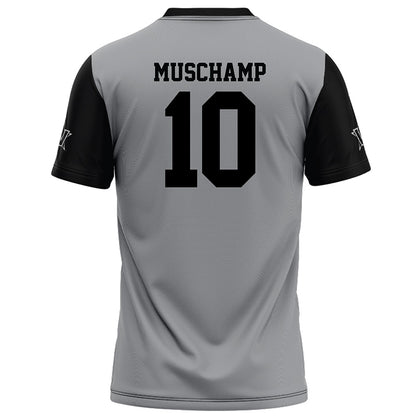 Vanderbilt - NCAA Football : Whit Muschamp - Grey Football Jersey-1