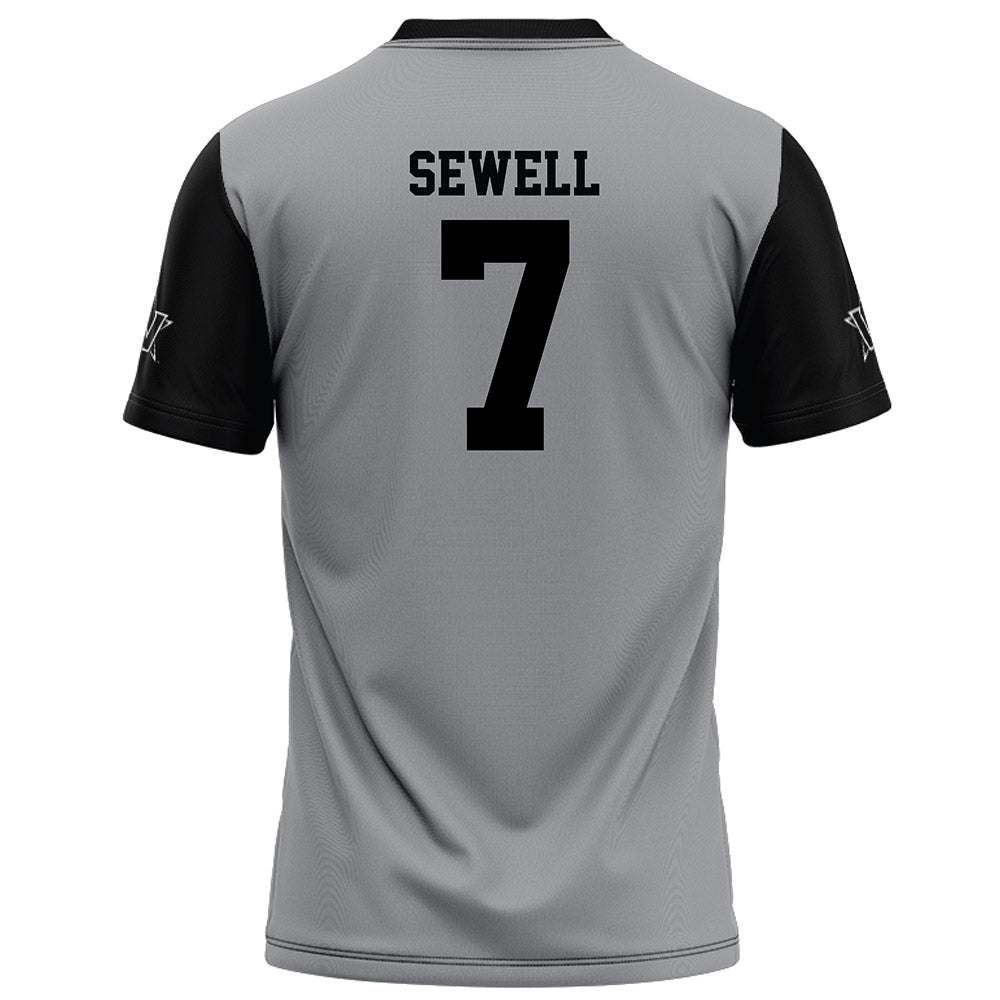 Vanderbilt - NCAA Football : Marlen Sewell - Grey Football Jersey