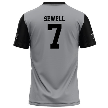Vanderbilt - NCAA Football : Marlen Sewell - Grey Football Jersey