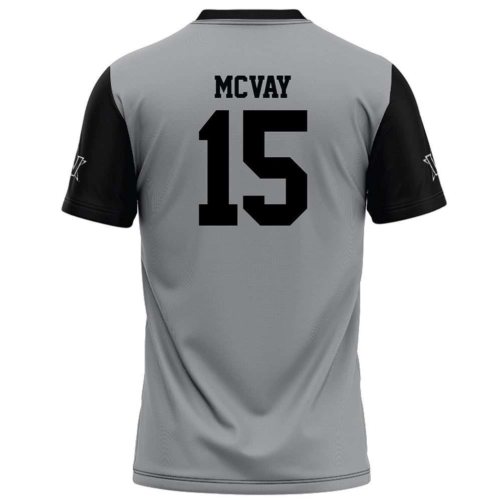 Vanderbilt - NCAA Football : Joseph Mcvay - Grey Football Jersey-1