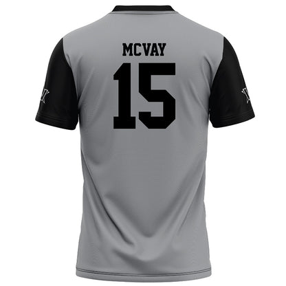 Vanderbilt - NCAA Football : Joseph Mcvay - Grey Football Jersey-1