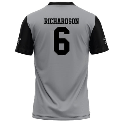 Vanderbilt - NCAA Football : Tre Richardson - Grey Football Jersey-1