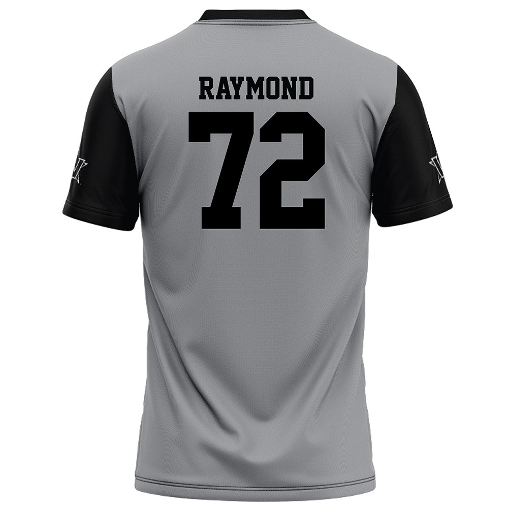 Vanderbilt - NCAA Football : Joshua Raymond - Grey Football Jersey-1