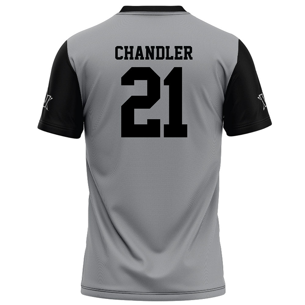 Vanderbilt - NCAA Football : Davin Chandler - Grey Football Jersey-1
