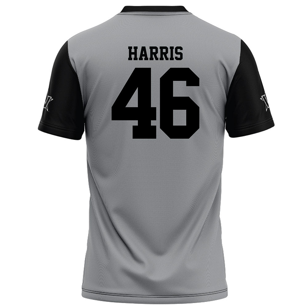 Vanderbilt - NCAA Football : Durham Harris - Grey Football Jersey-1