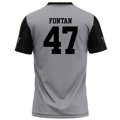 Vanderbilt - NCAA Football : Isaiah Fontan - Grey Football Jersey