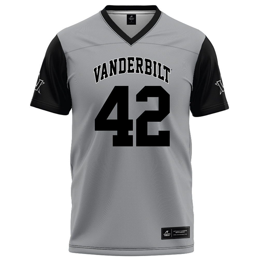 Vanderbilt - NCAA Football : Callahan Blair - Grey Football Jersey-0