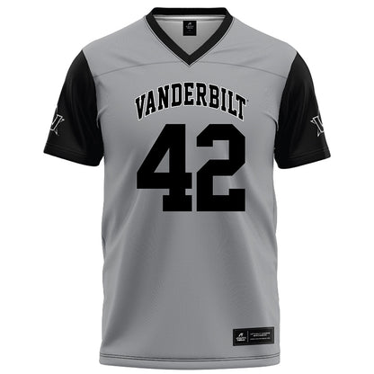 Vanderbilt - NCAA Football : Callahan Blair - Grey Football Jersey-0