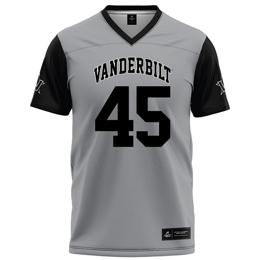 Vanderbilt - NCAA Football : Emmanuel Adebi - Grey Football Jersey-0
