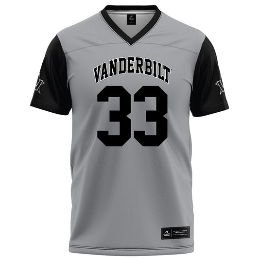 Vanderbilt - NCAA Football : Gabe Fields Jr - Grey Football Jersey-0