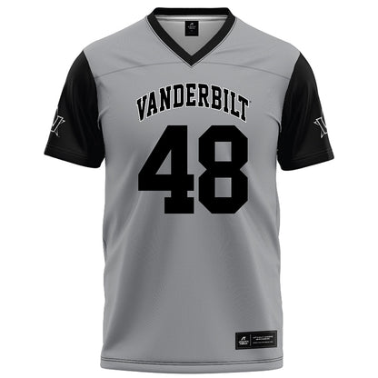Vanderbilt - NCAA Football : Larry Benton III - Grey Football Jersey