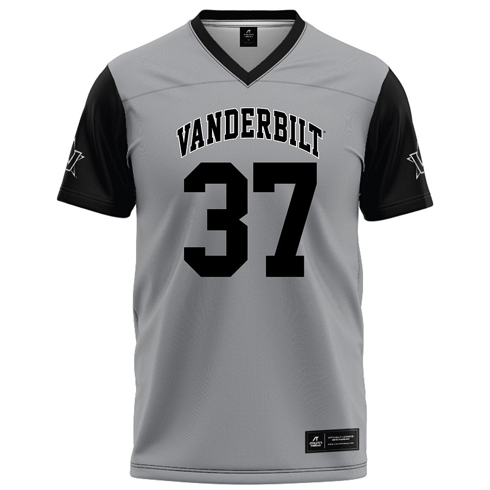 Vanderbilt - NCAA Football : Jack Wanzung - Grey Football Jersey-0