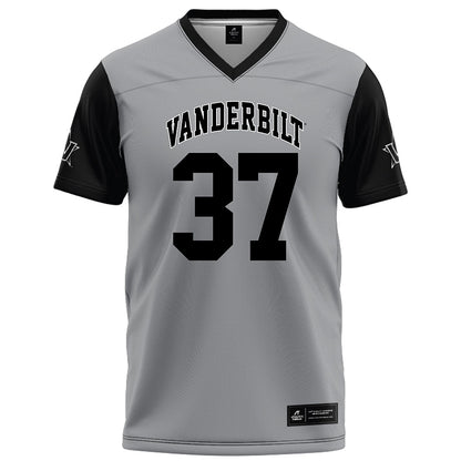Vanderbilt - NCAA Football : Jack Wanzung - Grey Football Jersey-0