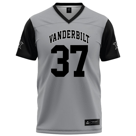 Vanderbilt - NCAA Football : Jack Wanzung - Grey Football Jersey-0