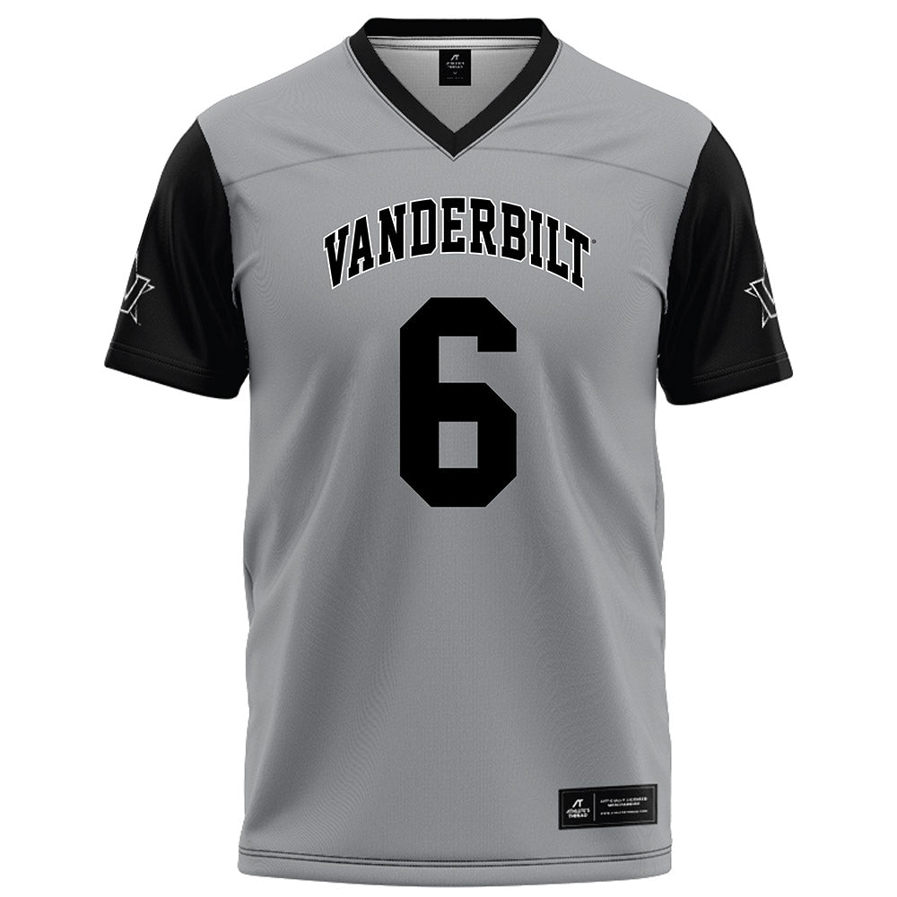Vanderbilt - NCAA Football : Tre Richardson - Grey Football Jersey-0