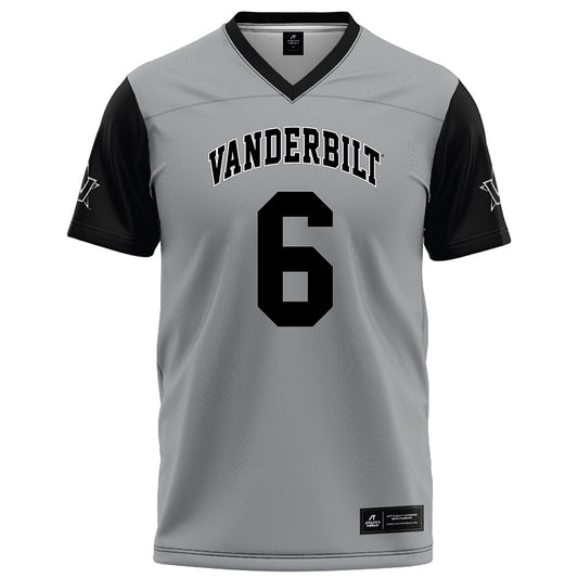 Vanderbilt - NCAA Football : Tre Richardson - Grey Football Jersey-0