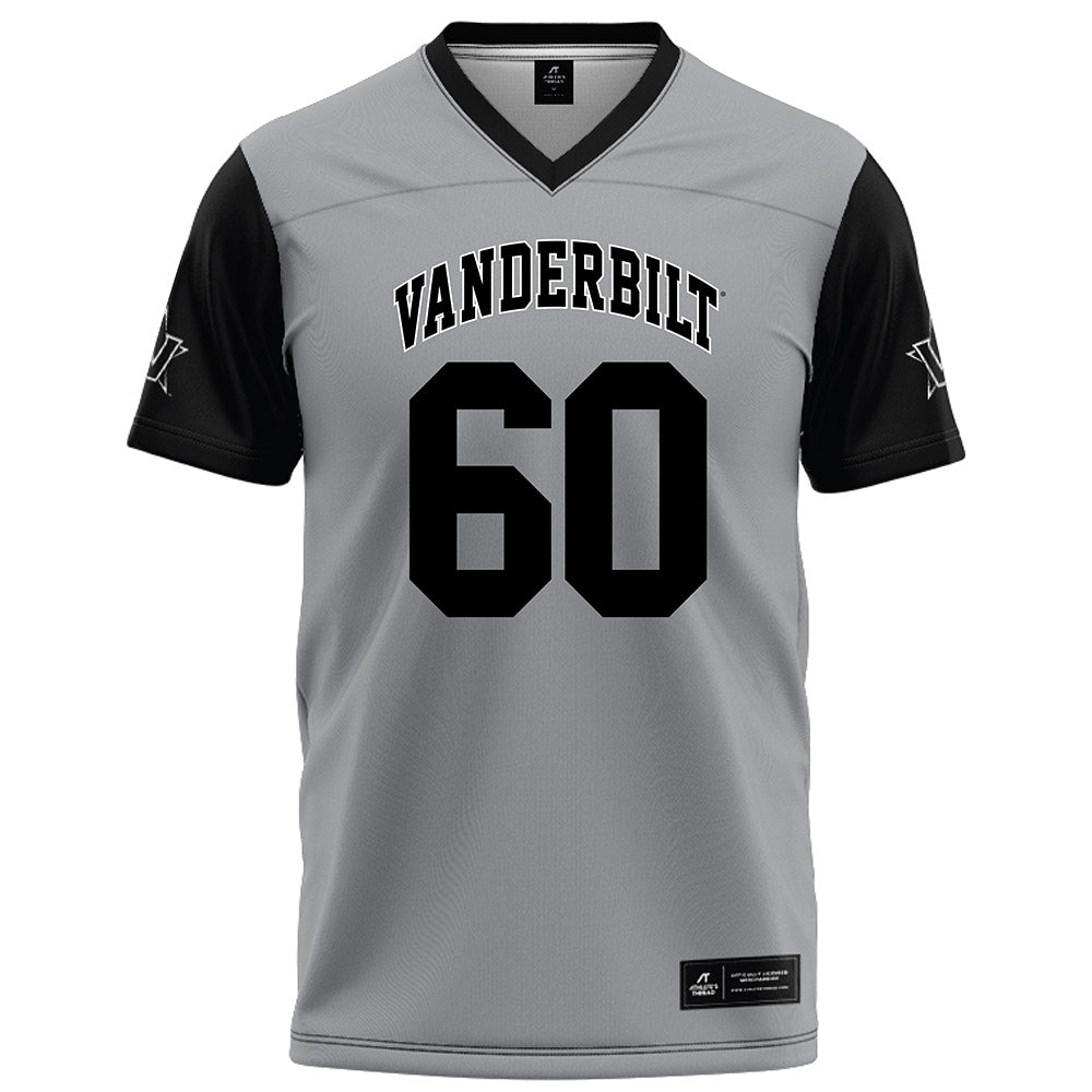 Vanderbilt - NCAA Football : Duncan MacDonald - Grey Football Jersey-0