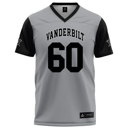 Vanderbilt - NCAA Football : Duncan MacDonald - Grey Football Jersey-0