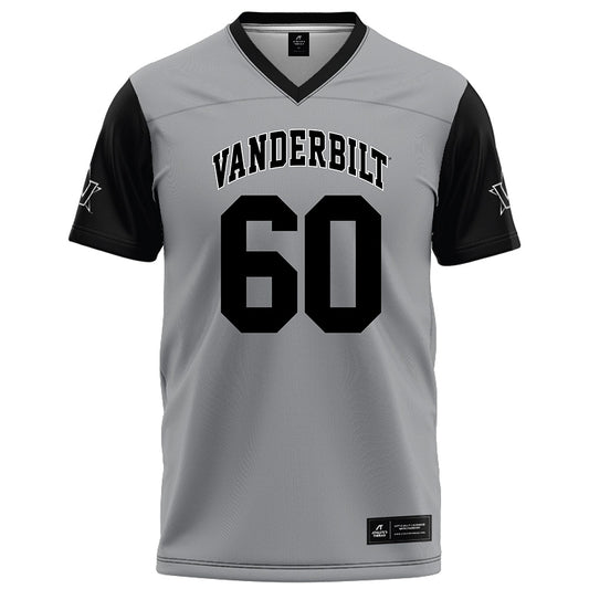 Vanderbilt - NCAA Football : Duncan MacDonald - Grey Football Jersey-0