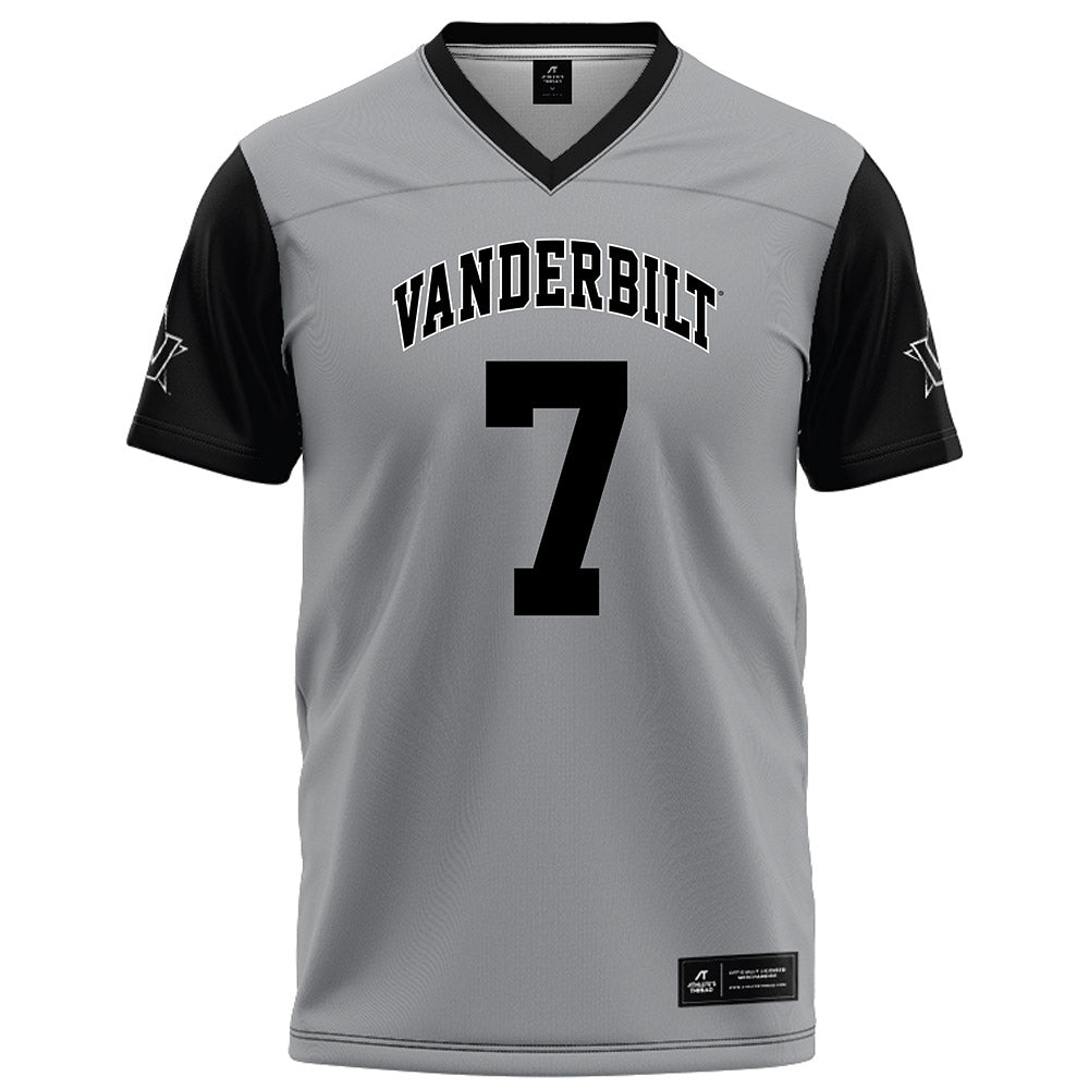Vanderbilt - NCAA Football : Marlen Sewell - Grey Football Jersey