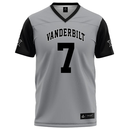 Vanderbilt - NCAA Football : Marlen Sewell - Grey Football Jersey