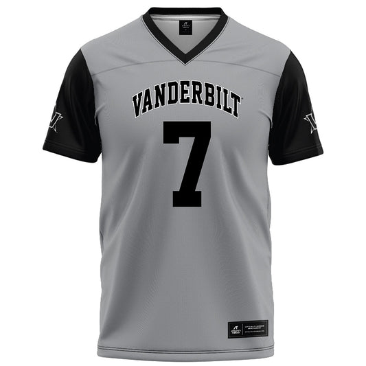 Vanderbilt - NCAA Football : Marlen Sewell - Grey Football Jersey